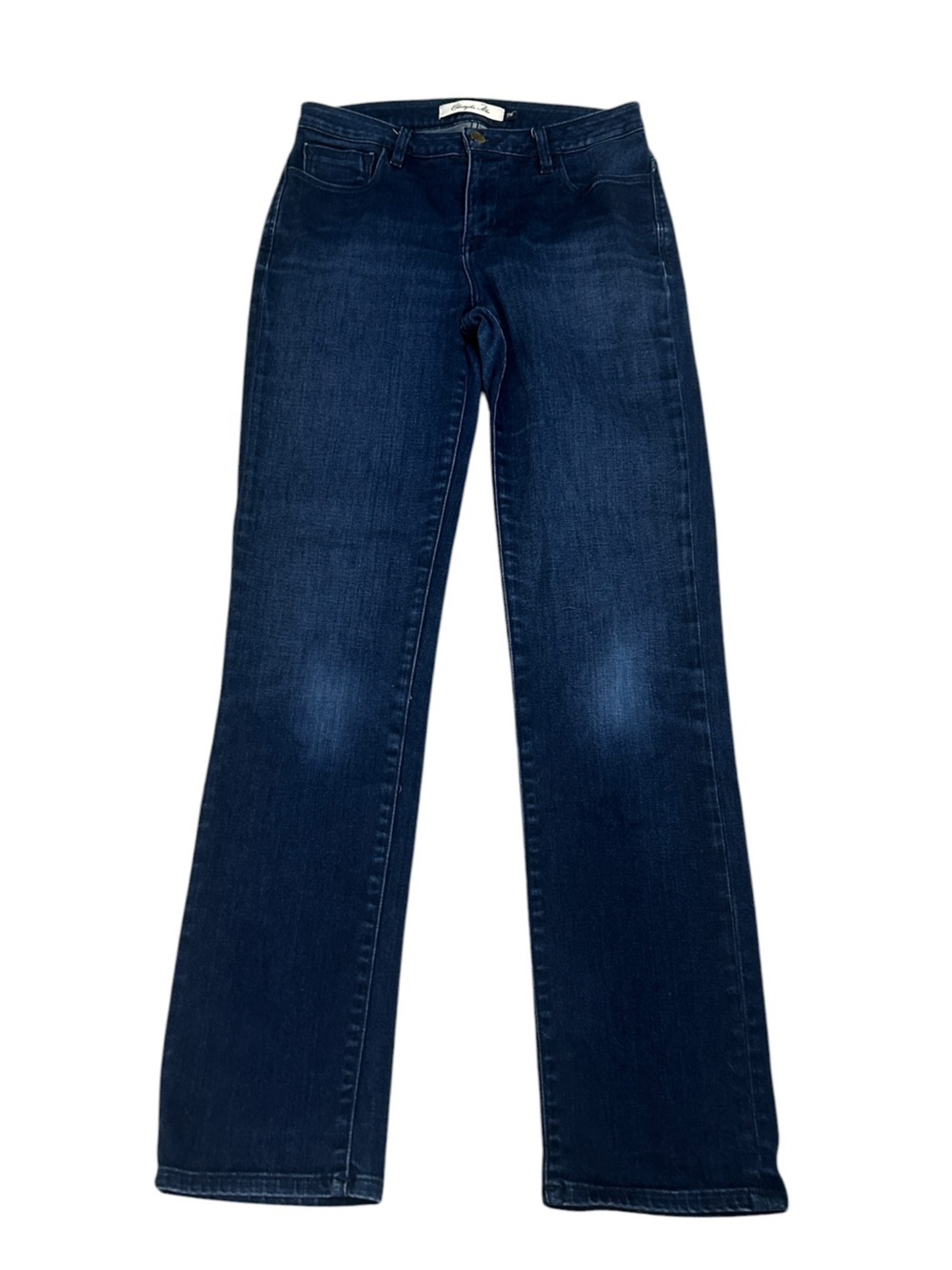 Christopher Blue Madison high rise straight leg Jeans Deep Indigo size 6